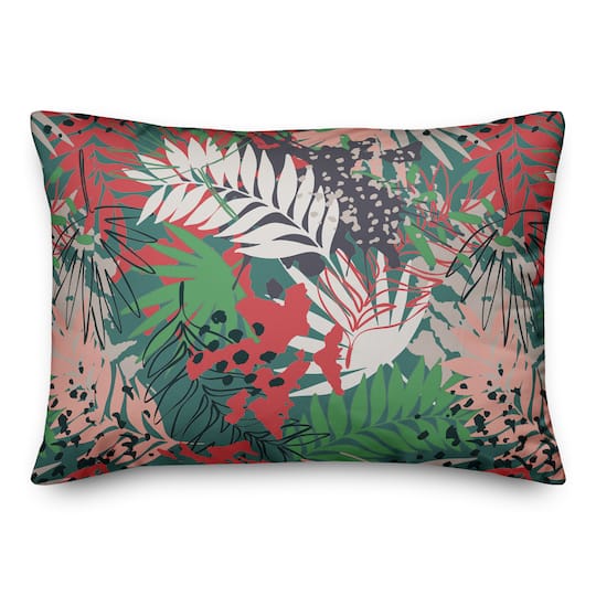 Jungle Pattern Throw Pillow